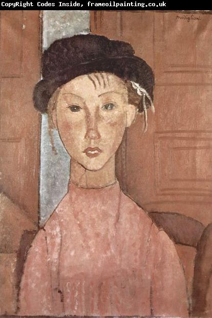Amedeo Modigliani Madchen mit Hut